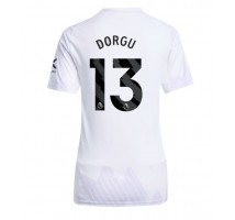 Manchester United Patrick Dorgu #13 Koszulka Wyjazdowa damskie 2025-26 Krótki Rękaw